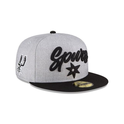 San Antonio Spurs Gorra | New Era NBA Draft 59fifty Fitted Cap Mexico - Grises
